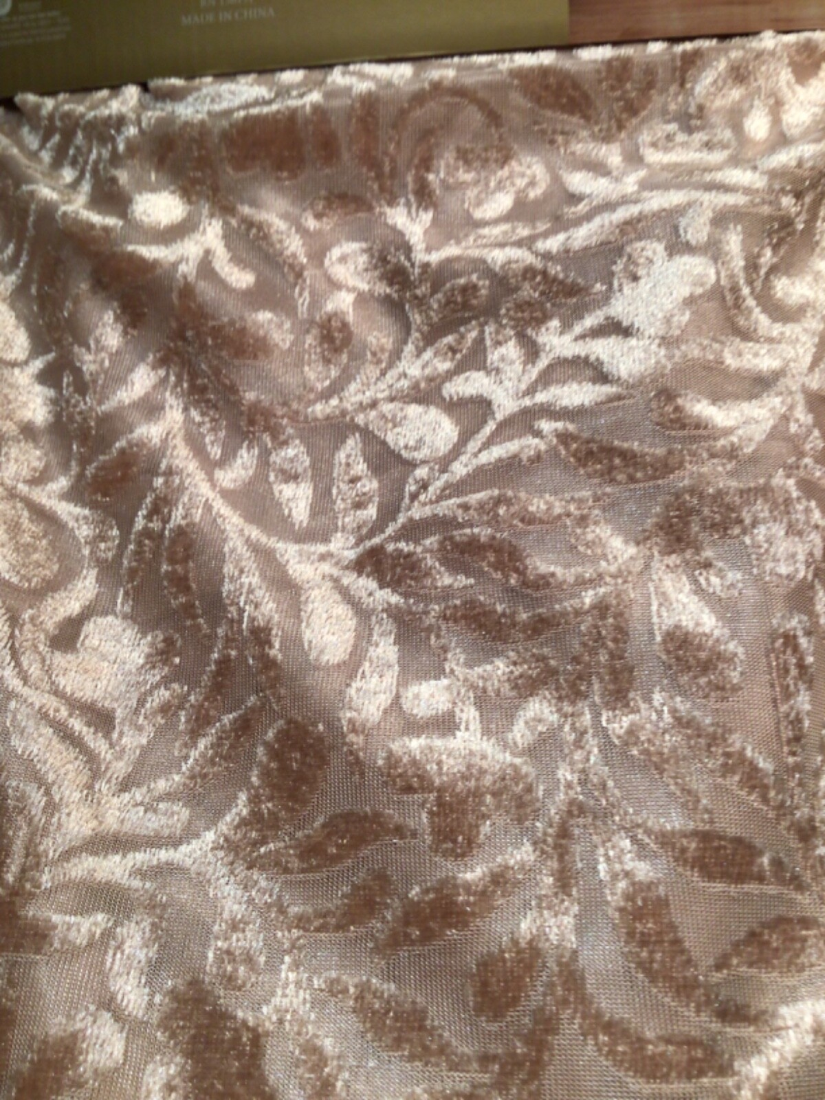 AIMEE MAISON 37X84 HERA Curtain Drapes Set of 2 SHEER Velvet Jacquard Rose Pink