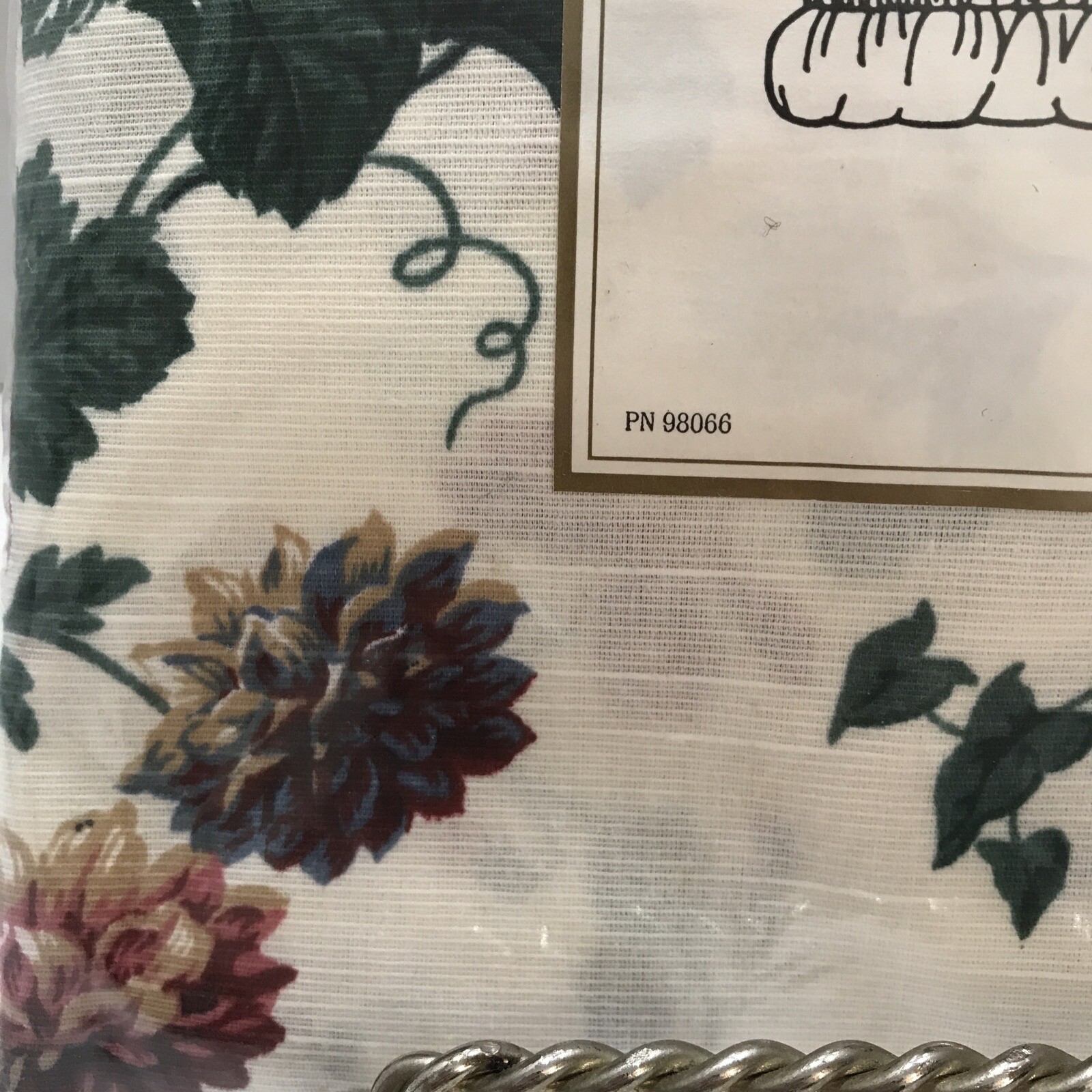 Croscill Classics SO SONOMA Blouson VALANCE 86”x 15” NOS green ivory multi