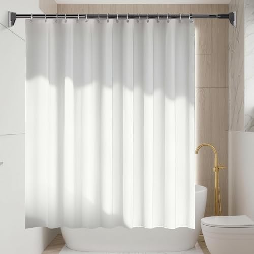 Tension Curtain Rods No Drilling, Extra Long Tension Rod 41-88 41-88Inch Black