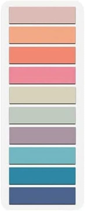 ​200Pcs Repositionable 3×1.5 inches, 0.5 inch adhesive strip, Multicolor