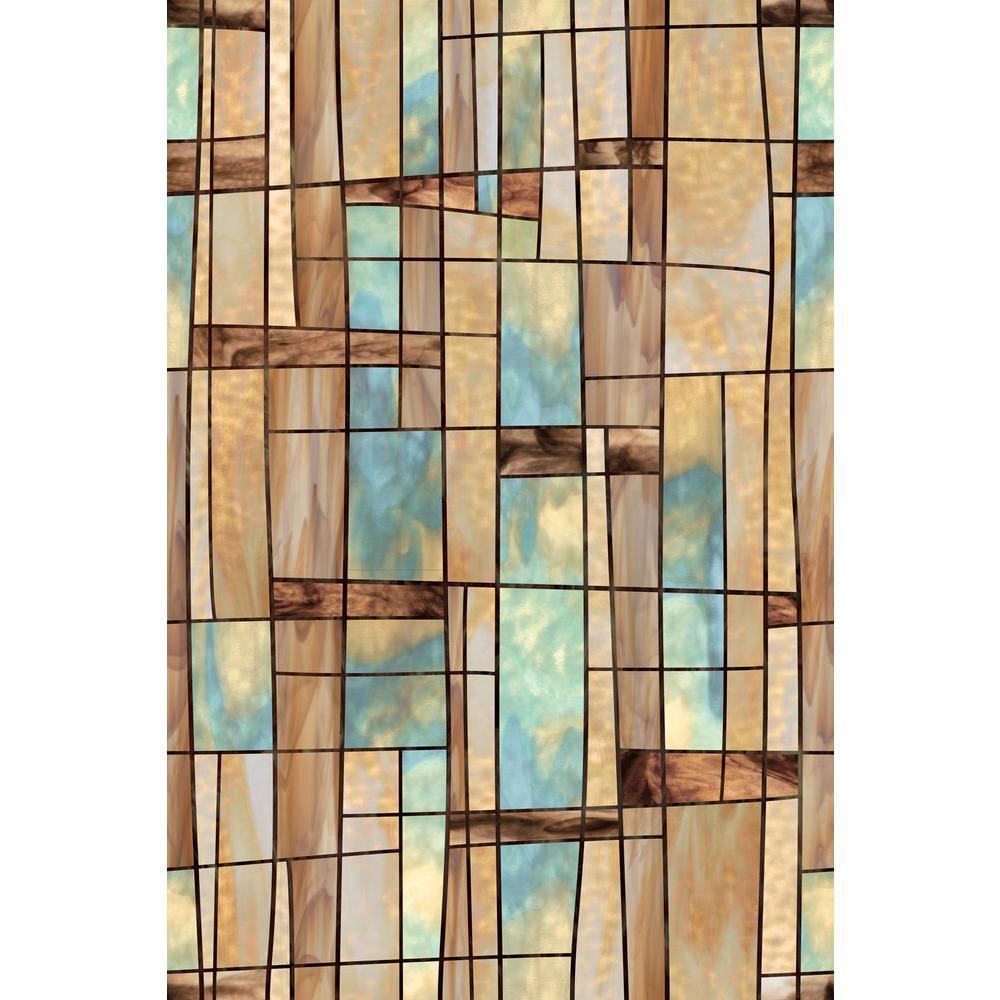 24 in. x 36 in. City Lights Decorative Window Film NEW