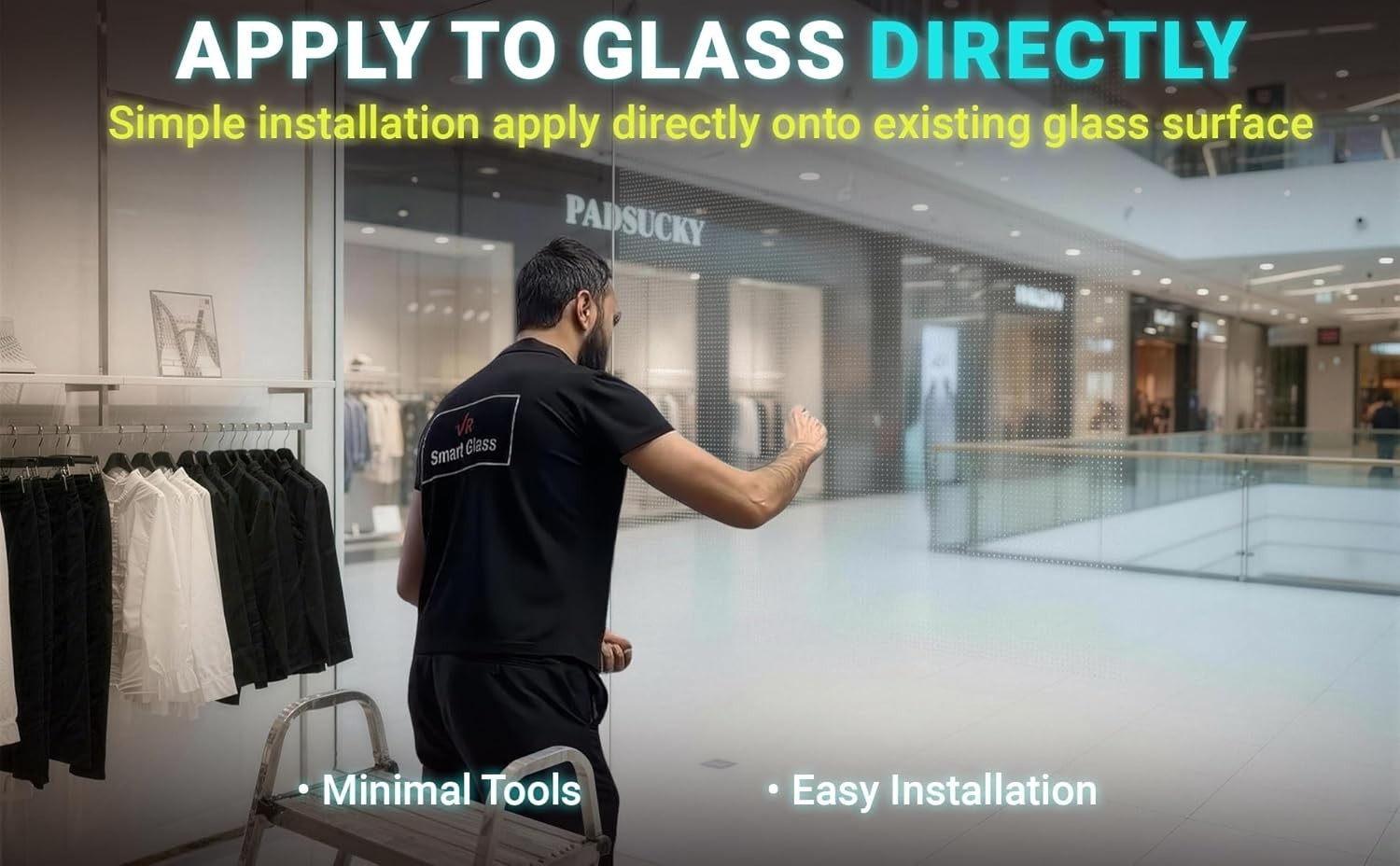 Transparent Flexible LED Film Display P16 Self Adhesive Glass Retail Screen