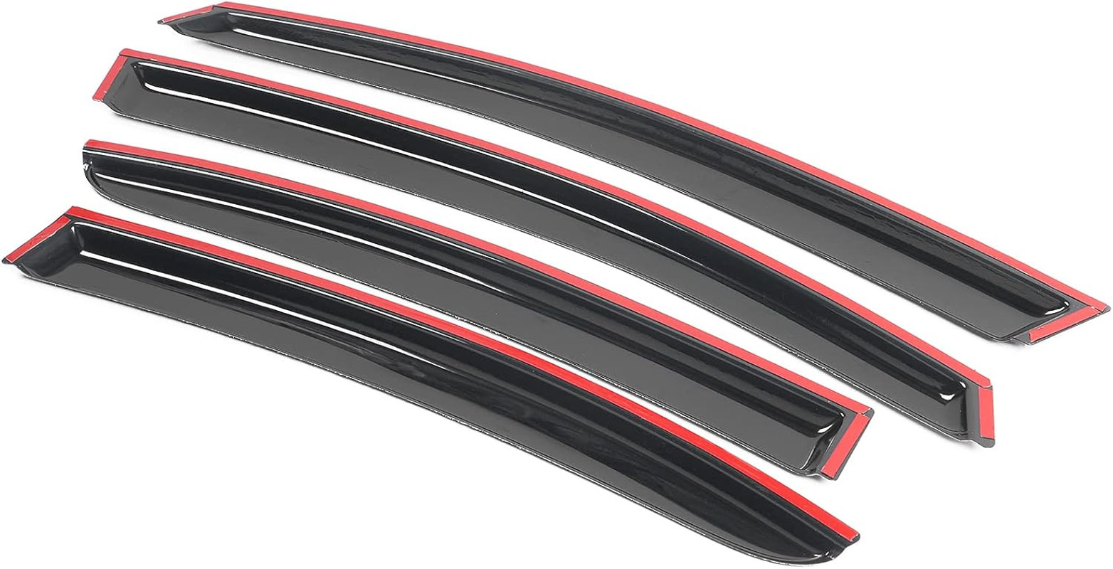 Window Visors Compatible with 2012-2016 Subaru Impreza & 2015-2021 WRX STI, Acry