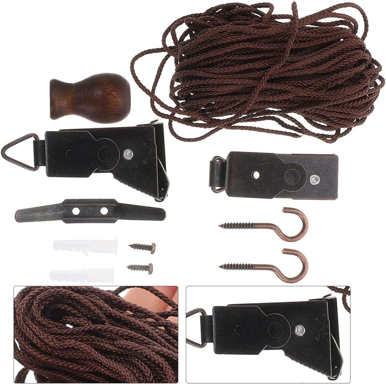 Roller Window Shades Lift Cords, Blinds Strings Lift Tool for Reeds Bamboo
