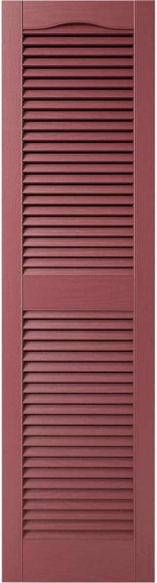 Ekena Millwork Lifetime Vinyl LL1S14X05500WN Standard Cathedral Top Center Mulli
