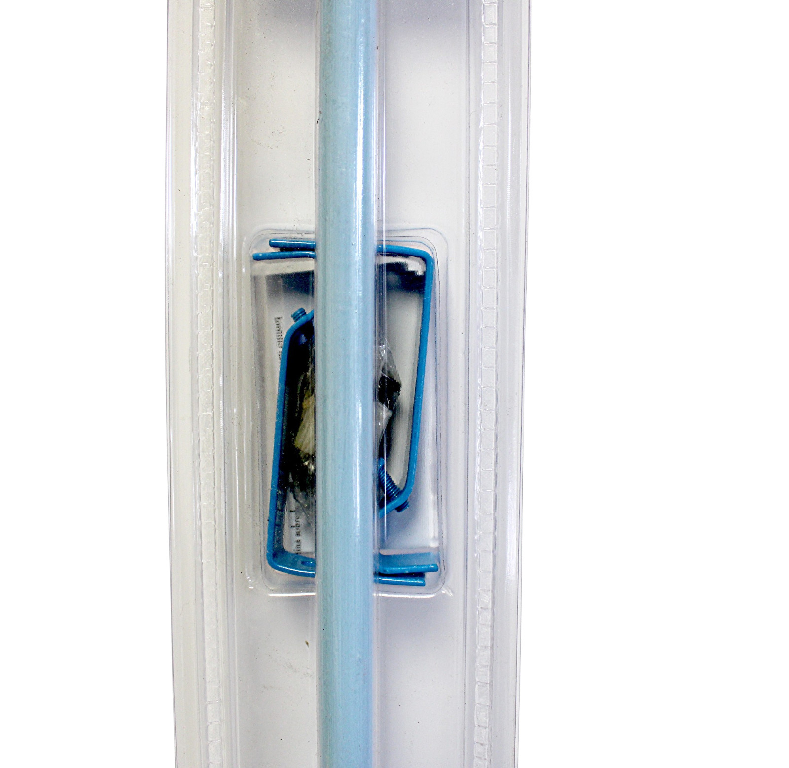 Complete Drapery Curtain Rod Set 1/2″ Diameter Blue Size 28-48 inches