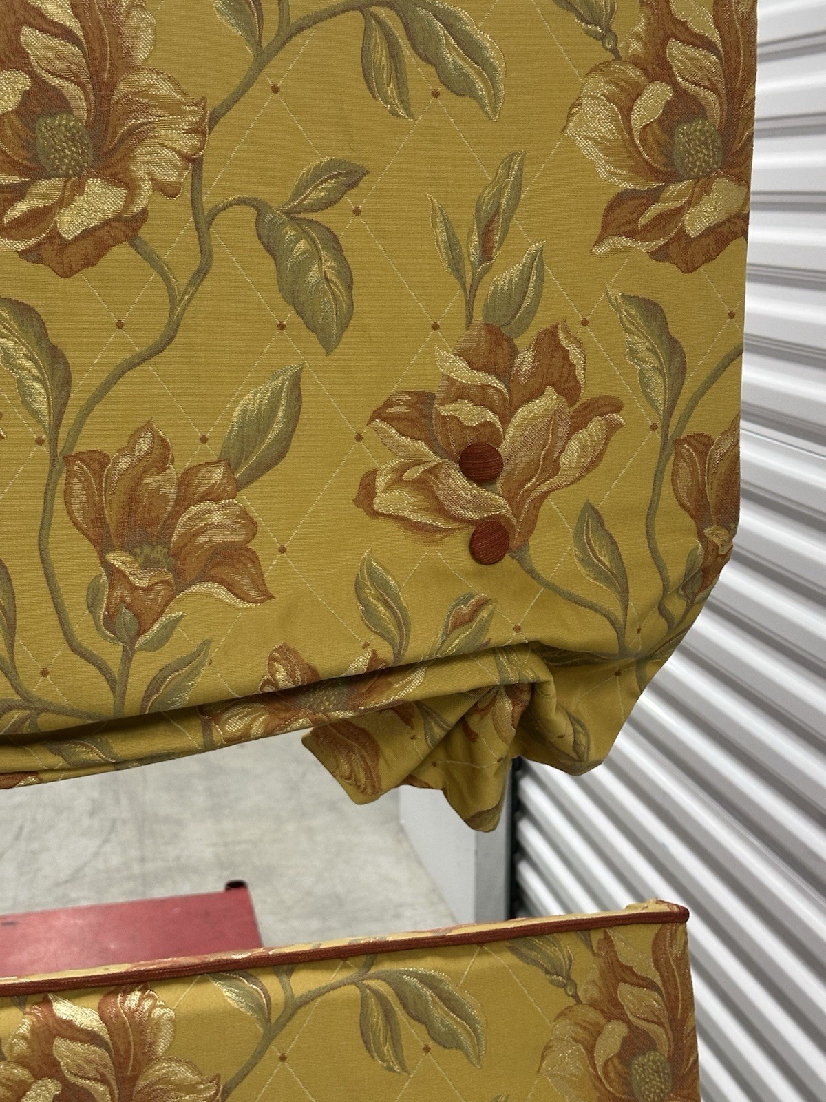 2 Custom Window Treatment Valance Cornices Gold Green Rust