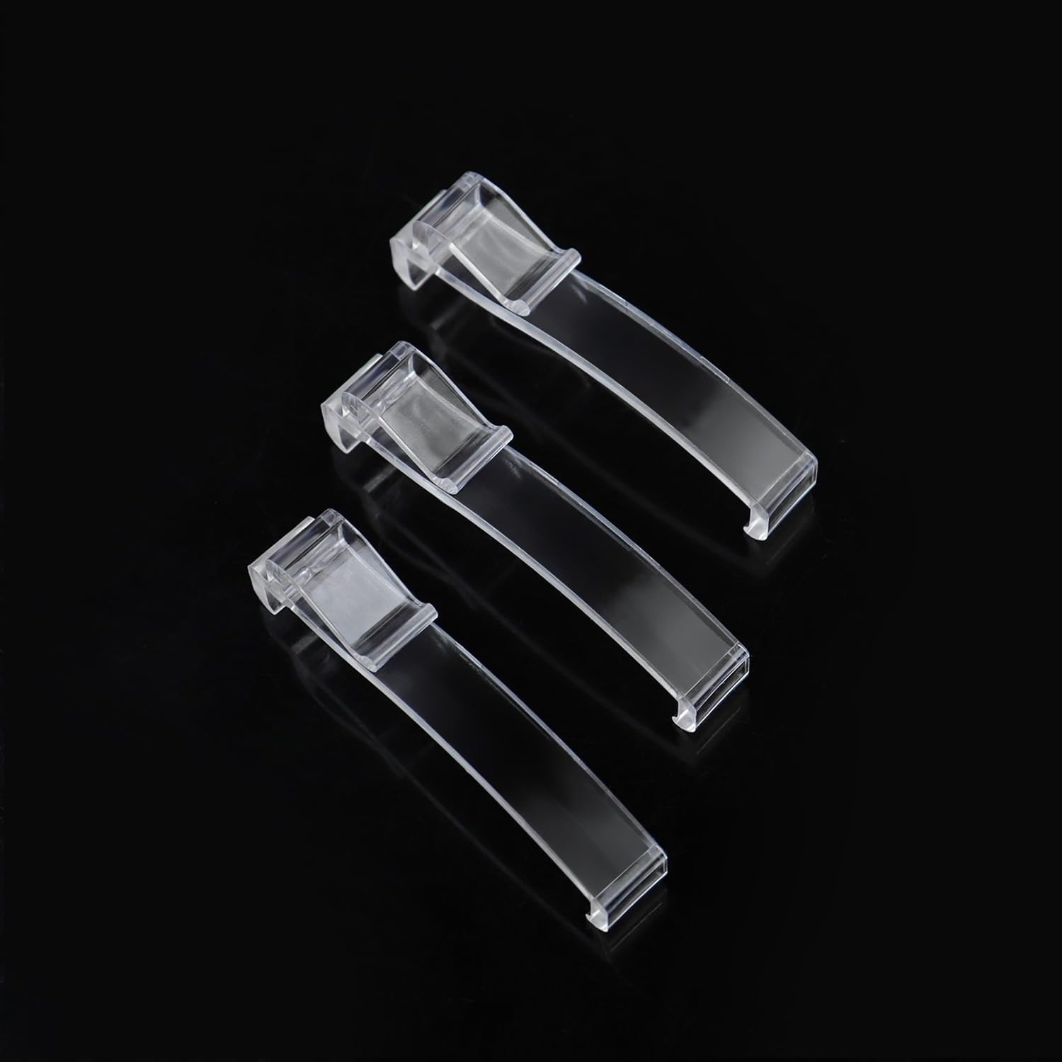 12PCS Clear Valance Clips for Horizontal Wood Blinds Window Blind Hardware