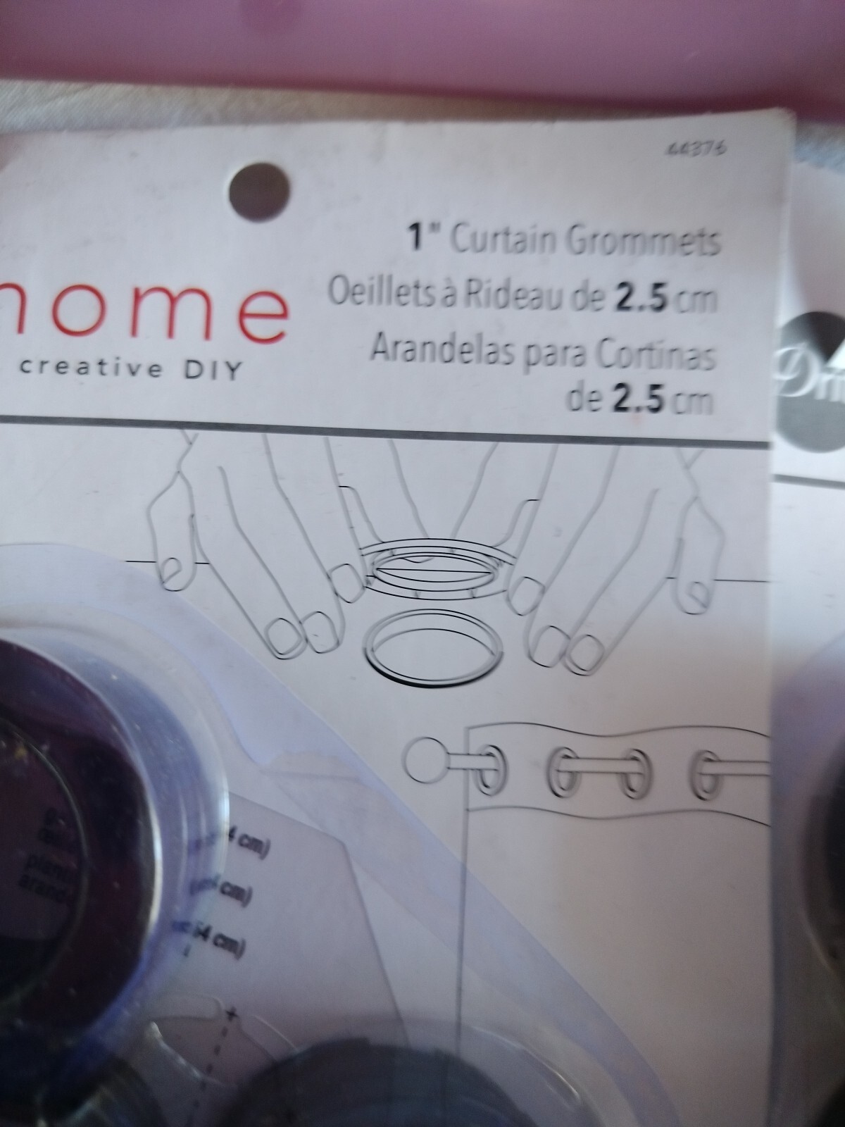 New Dritz Home 1″ Curtain Grommets Set Of 2 With~8 Sets~ #44376