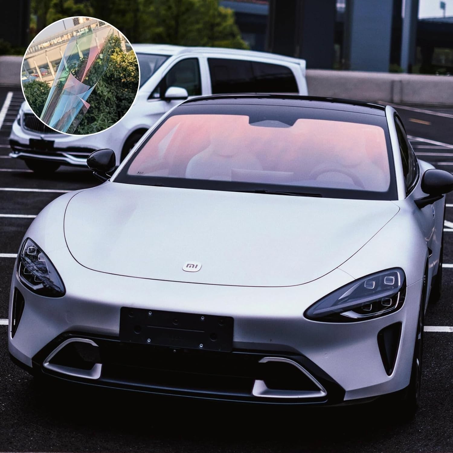 Chameleon Car Window Tint Film 40in x 10ft Auto Privacy Sticker 78% Red