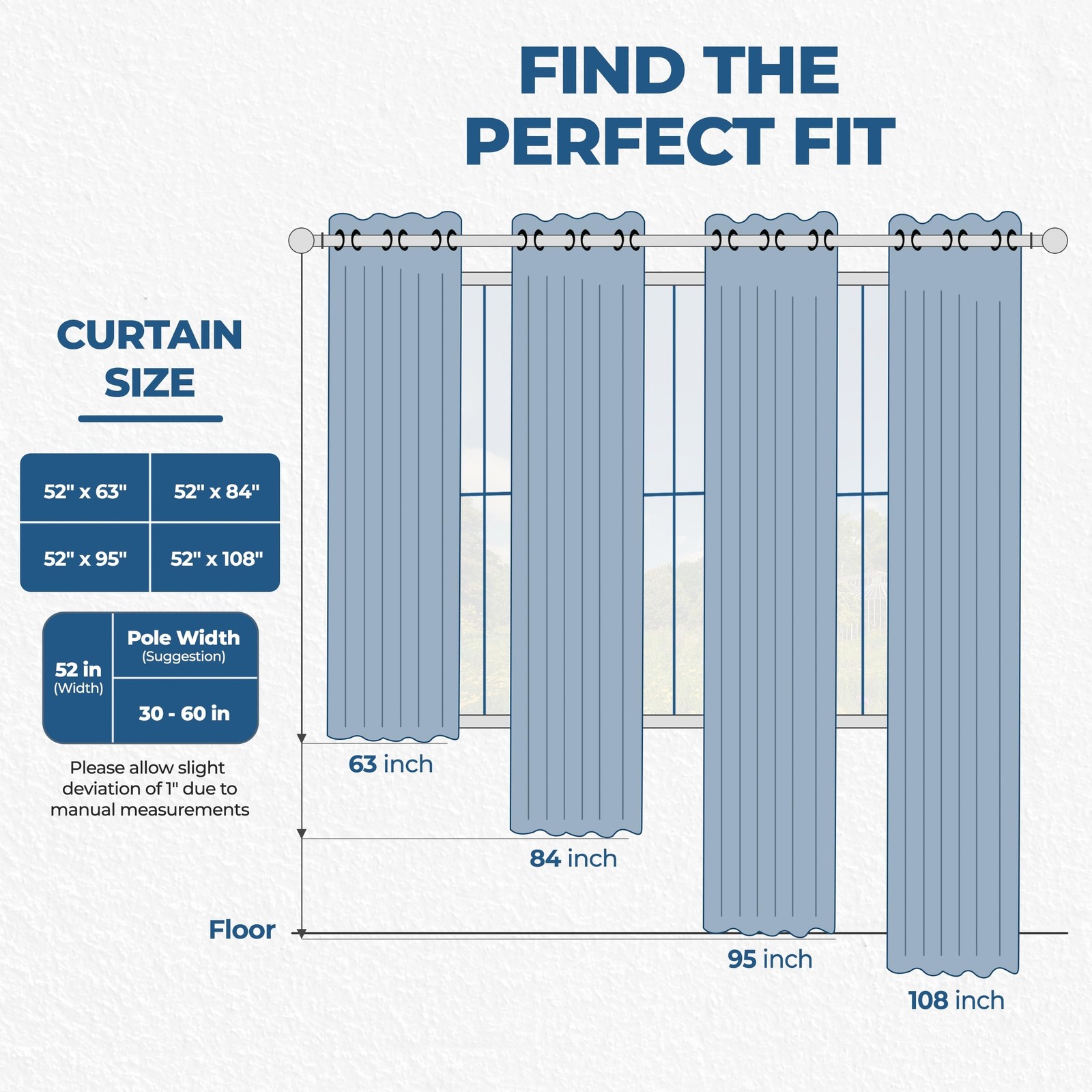 Superior Blackout Curtains Sun Blocking Curtain For Bedroom Farmhouse Living