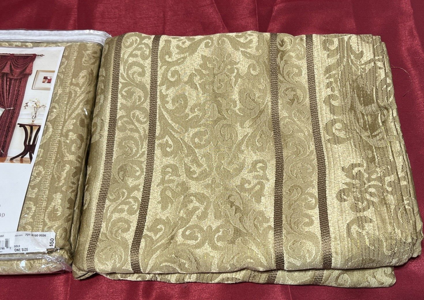 Brittany Rod Pocket Panels Pair, 50″x84″ (100 inches wide) NIP, JCP