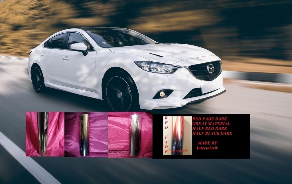 Window Tint Film Color silver Blue black red gold Green Fade Frost Intersolar®