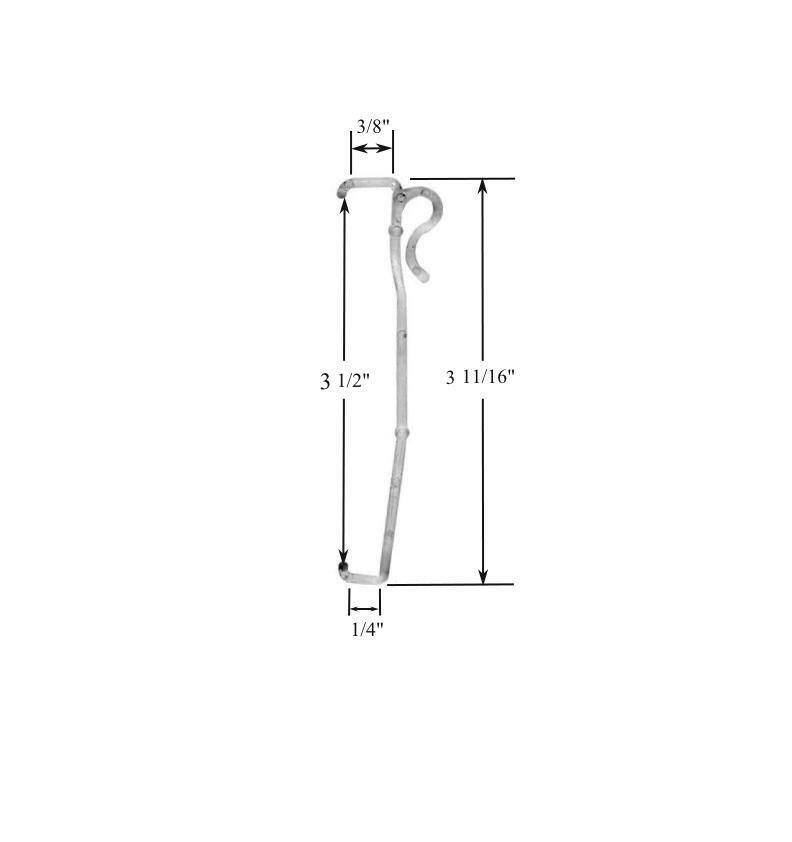 PICK-A-PACK SIZE – 3 1/2″ Single Slat VALANCE CLIPS for WOOD Mini BLINDS – New!
