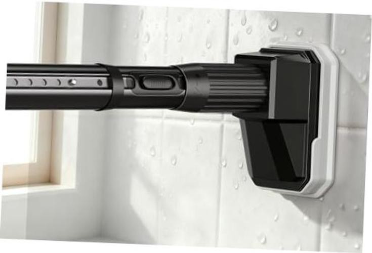 Tension Curtain Rods No Drilling, Extra Long Tension Rod 41-88 41-88Inch Black