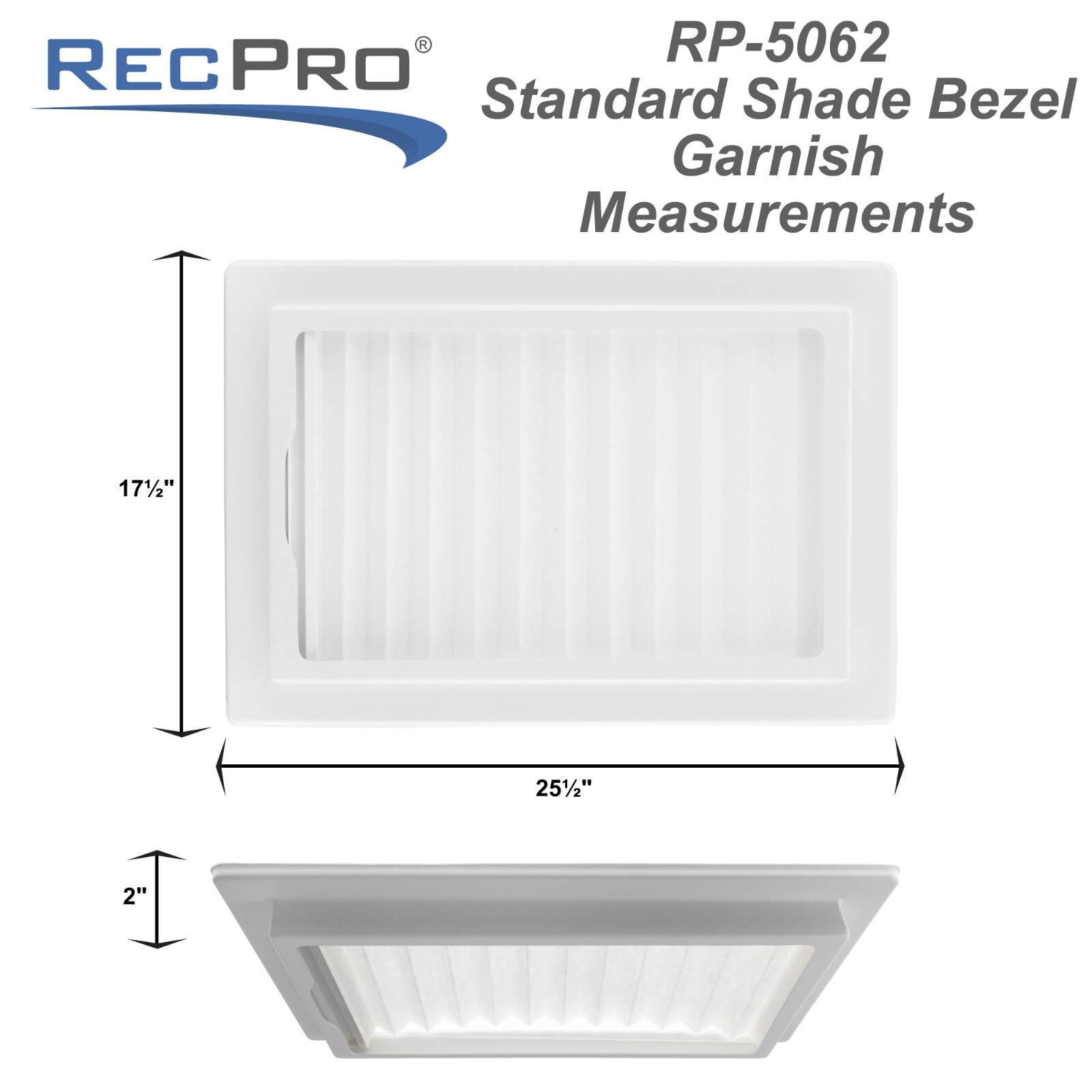 RecPro RV Skylight Window Shade | UV-Resistant Cover Fits Most RV Skylights