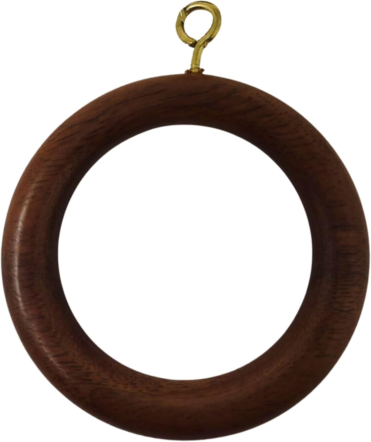 Premium Wooden Window Curtain Drapery Rings Hooks Clips 0.5″ to 1.25 Inch