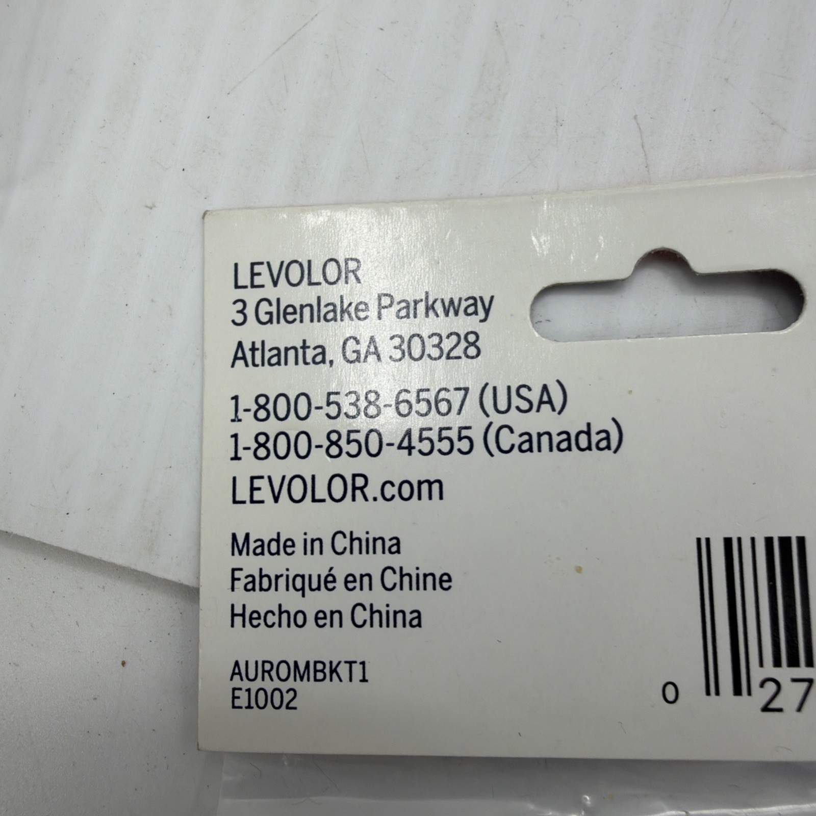 LEVOLOR Roller Shade, Outside Mount Brackets Sold In Sets Of 3 {89}