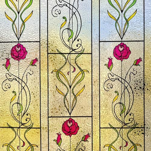 Window Privacy Film Stained Glass Frosted Glass Films Decorative Window Film