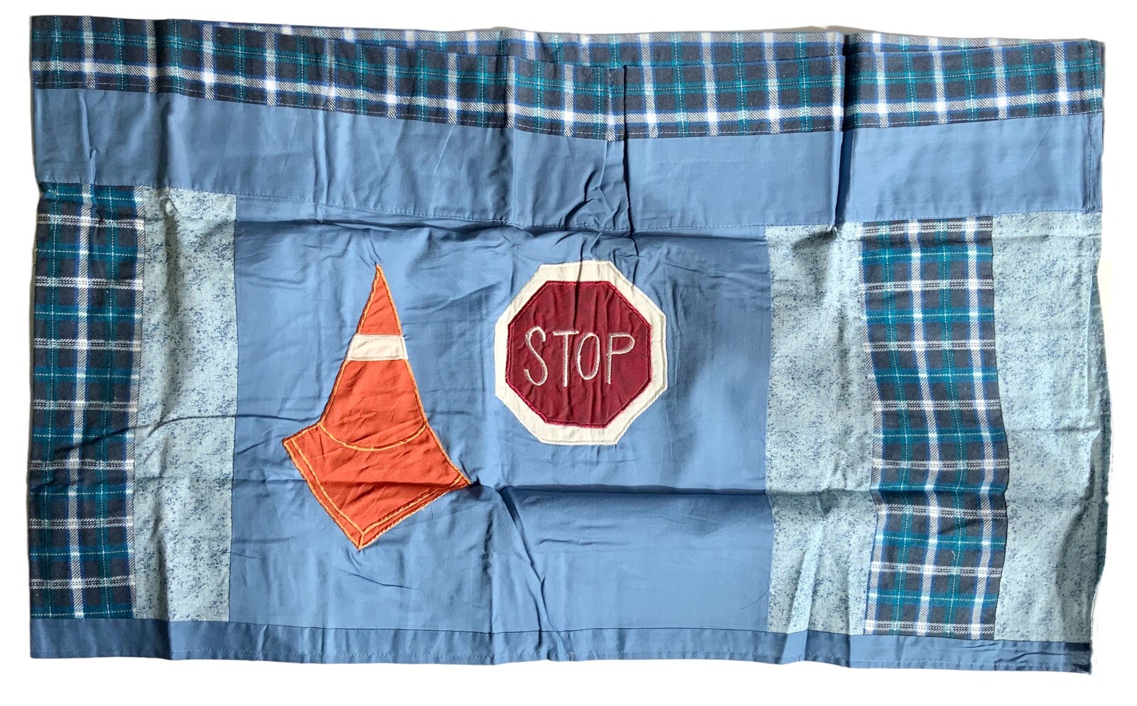 My World Valance Construction, Tools Kid’s Room Boys Room Window Curtain, New