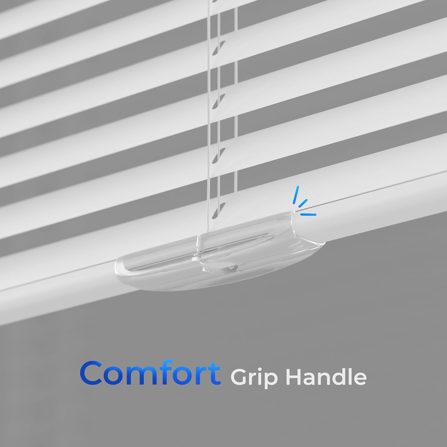 Cordless Aluminum Mini Blind – 71.5″ W x 60″ L – White, Premium Duty 1″ Metal