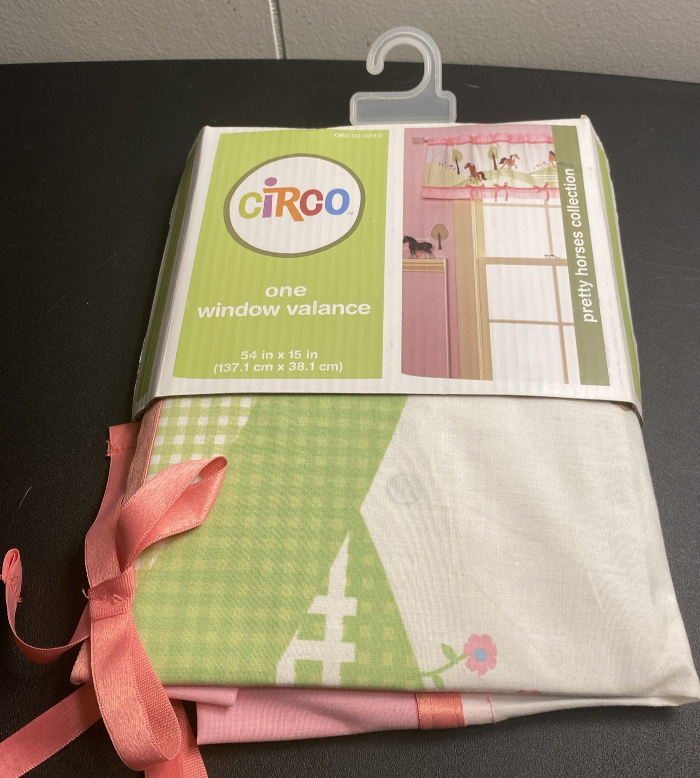 Circo Target Pretty Horses Window Valance Curtain Topper 54″ x 15″ New Sealed
