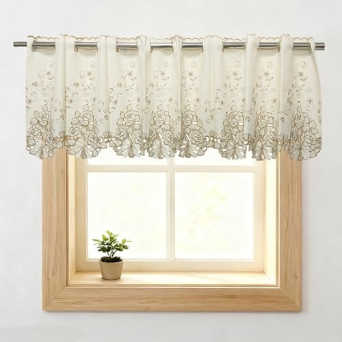 1panel Embroidery Bowknot Decorative 59″W x 18″L (Pack of 1) Khaki-bowknot