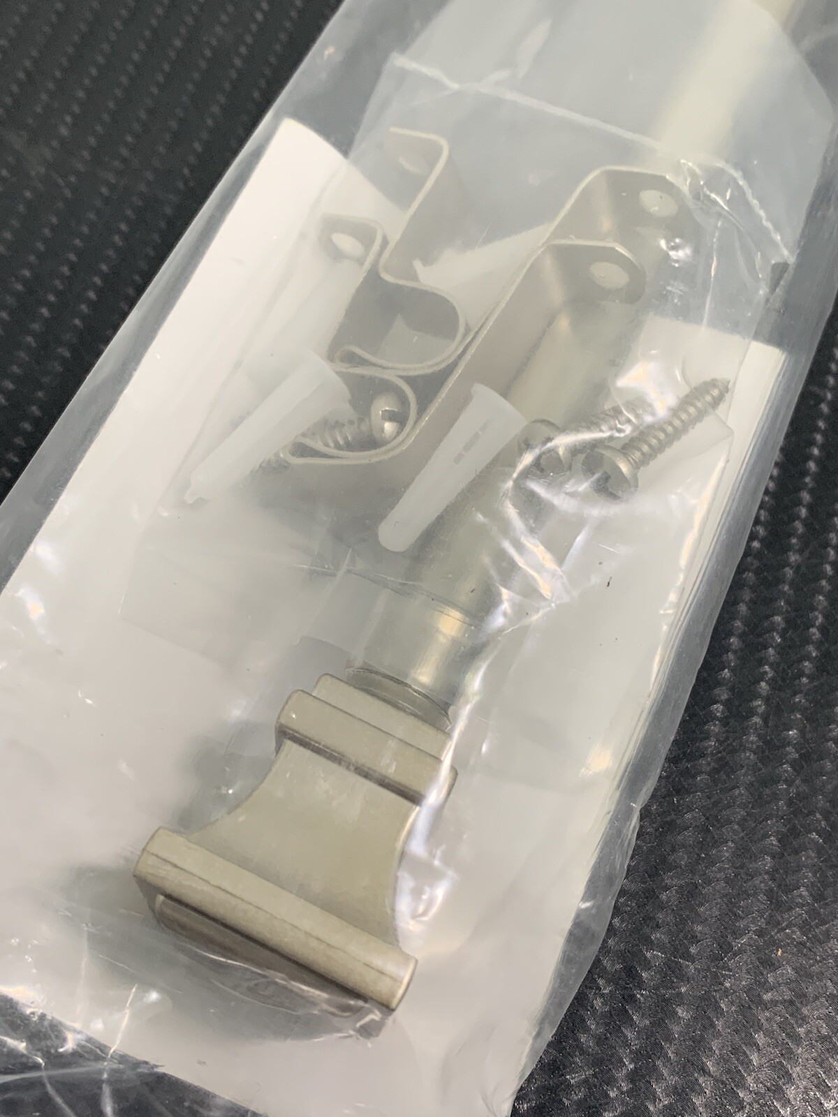 Frame 7/16” Cafe Rod 18-28” Box Adjustable Curtain Rod, Satin Nickel *NEW! FAST!