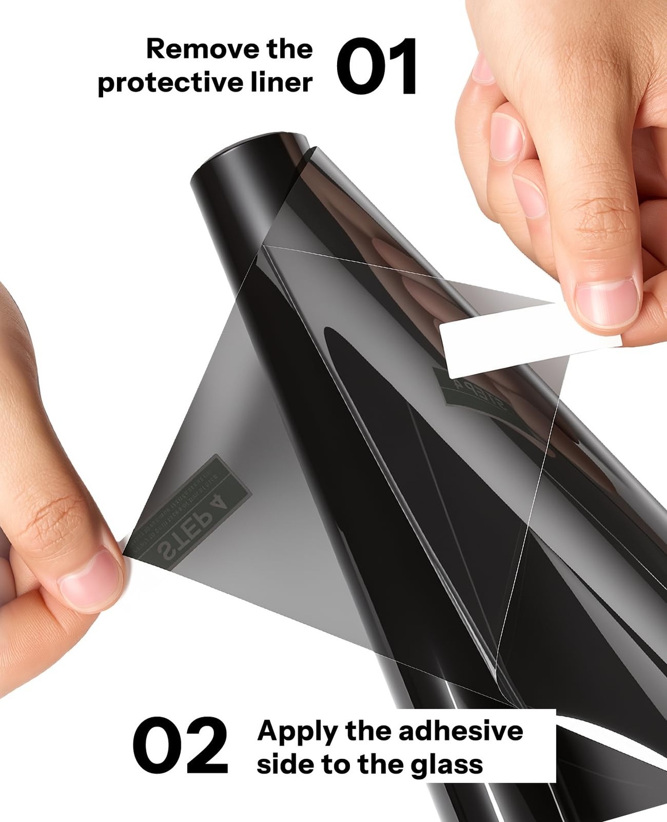 IAQWE 80% VLT Ceramic Car Window Tint Film 20 in x 10 ft Roll, High Heat Reje…