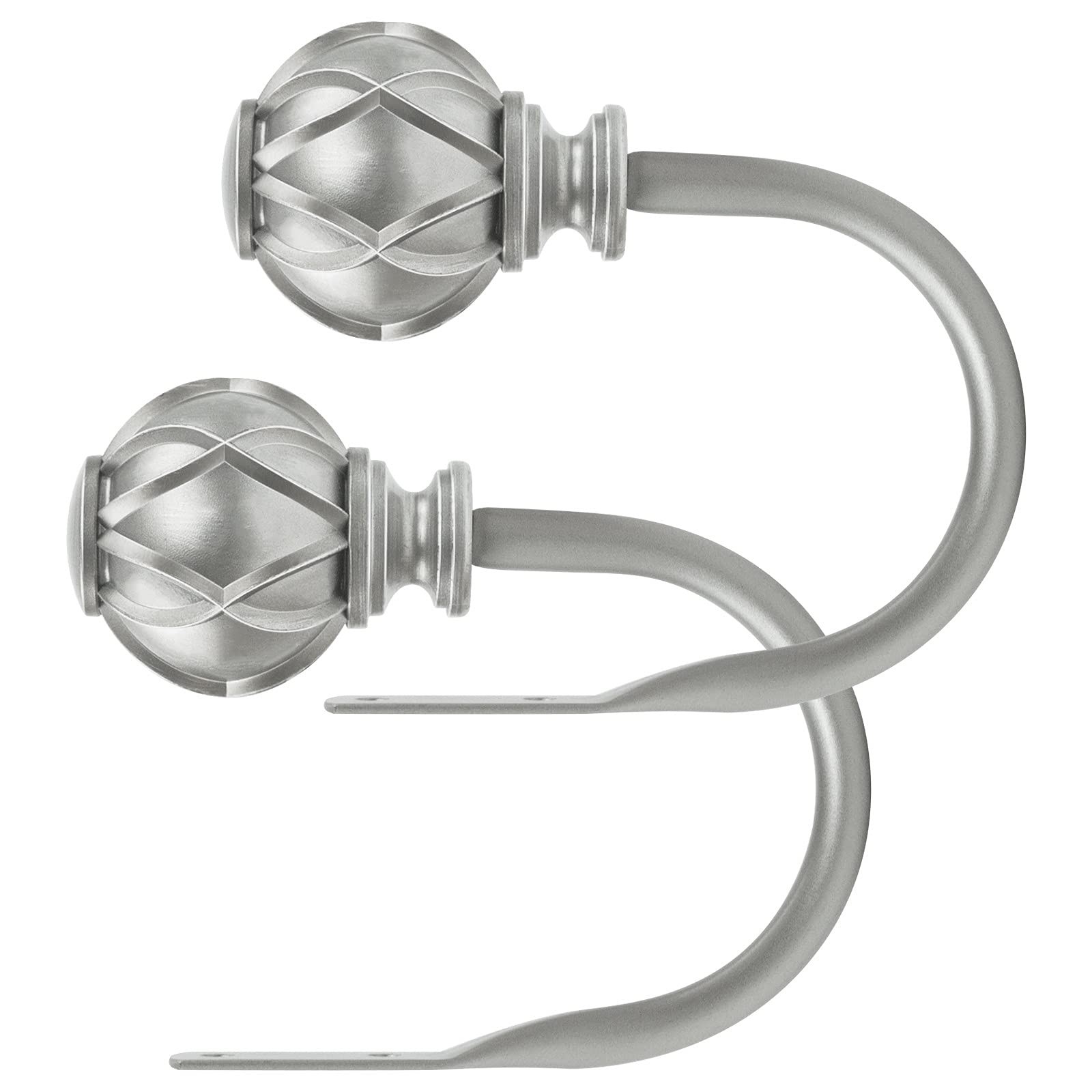 Decorative Curtain Drapery Holdbacks, Curtain Tiebacks Hooks with Screws Wall Mo