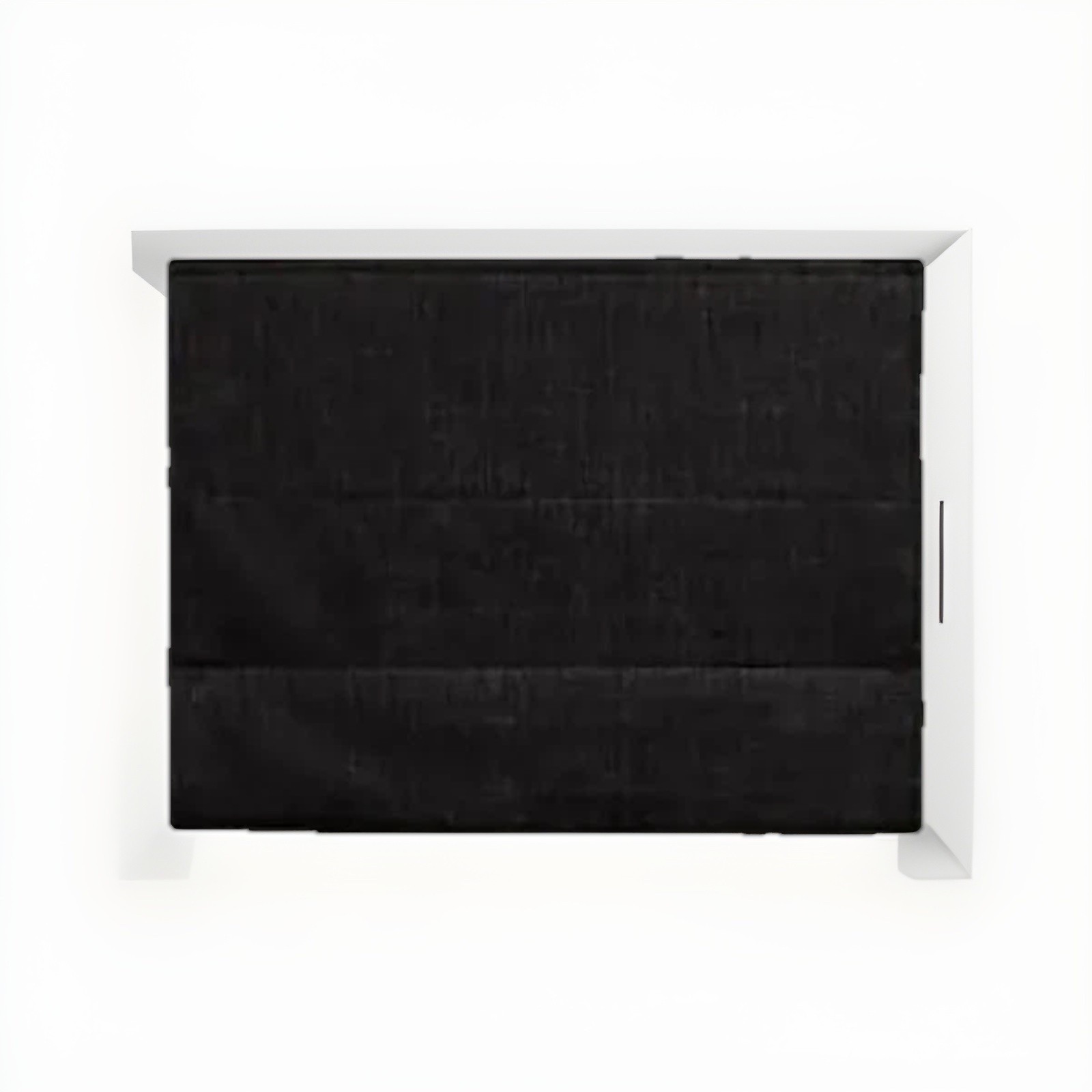 Exclusive Home Acadia Cordless Blackout Roman Shade Polyester Black 31×64