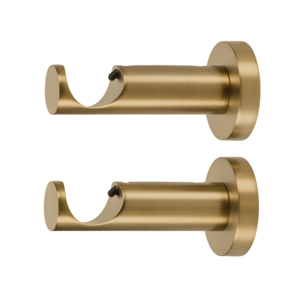Ceiling or Wall Mount Curtain Rod Brackets Holders for Curtain Rods of 7/8 an…