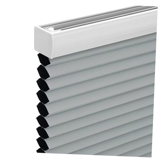 Cordless Cellular Shades, Blackout Honeycomb Shades 33″W x 72″H Blackout-grey