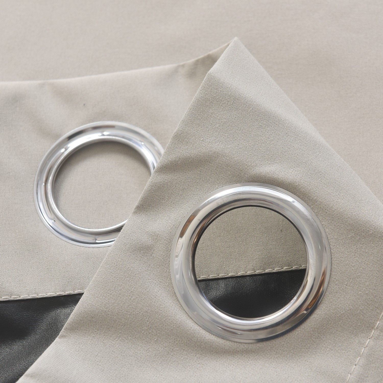 2 Panels Bedroom Blackout Curtains Solid Light Block Grommet Panels
