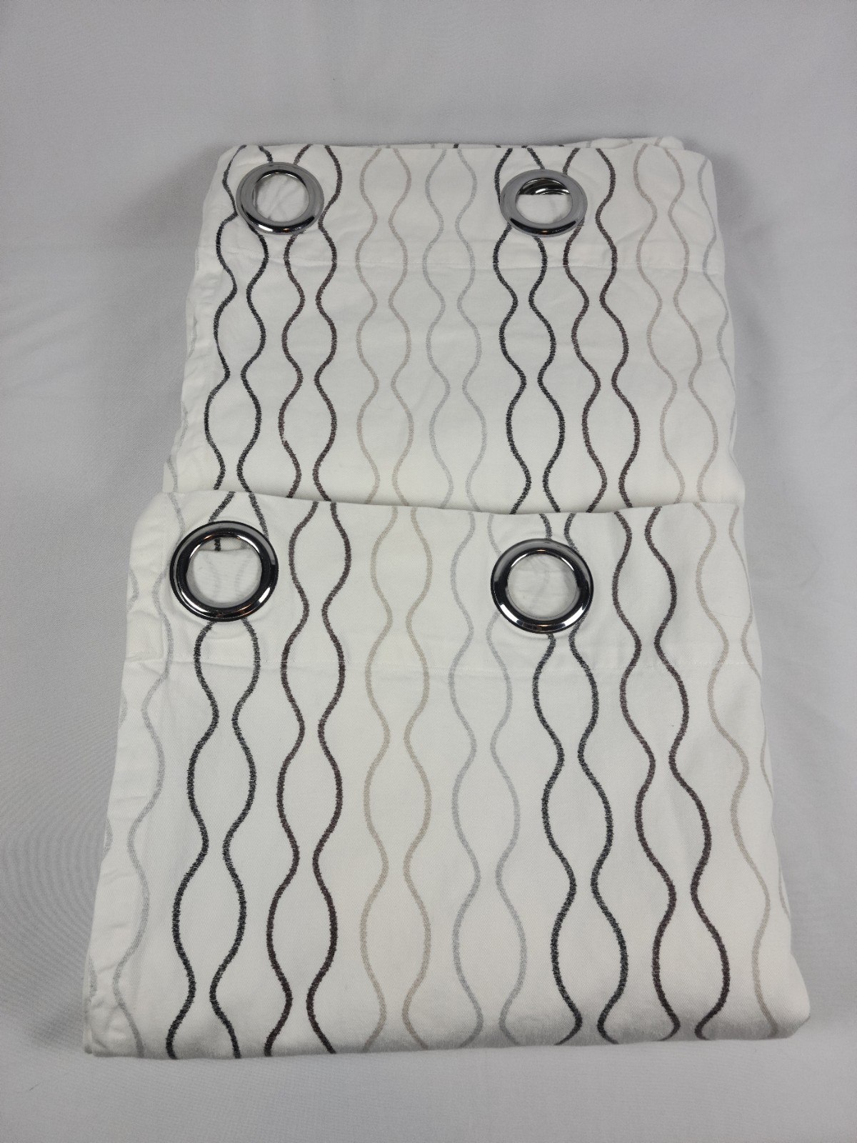 Ikea Henny Rand Curtains Brown & Grey