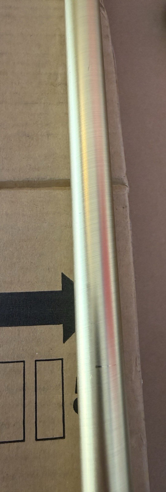 Pottery Barn Kids Window Curtain Rod + Brackets – Gold – 48-88″ – .75″ NEW
