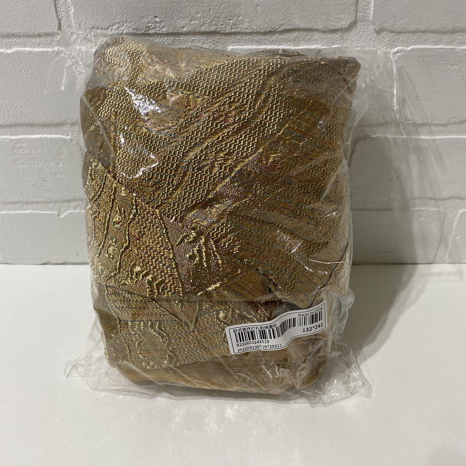 NEW – Flower Embroidered Single Panel Sheer Curtain 52″x95″