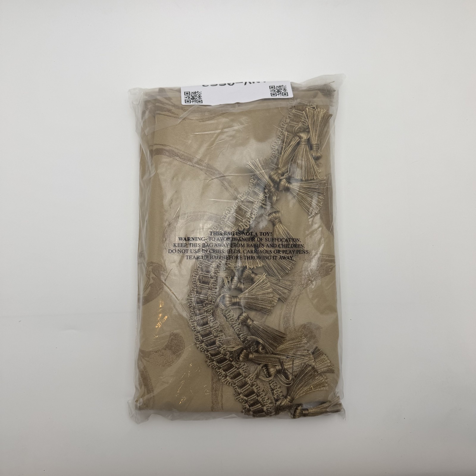 Elrene Gold Blackout Rod Pocket Valance 52″x19″ Jacquard Woven 1 Panel