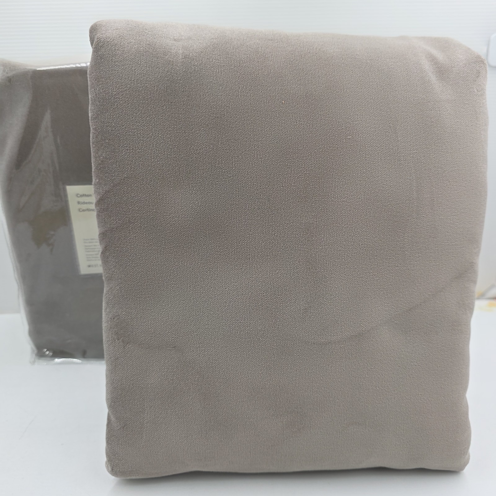 West Elm Cotton Velvet Blackout Curtains 48×96 Set 2 Mocha Brown Drapes New