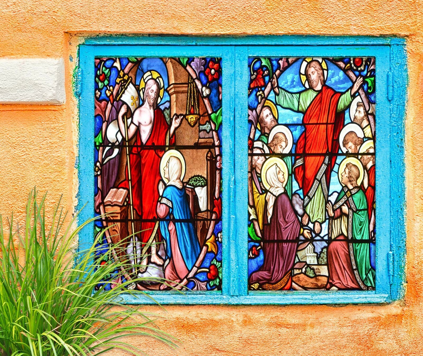 3D Christian Faith A266 Window Film Print Sticker Cling Stained Glass UV Amy