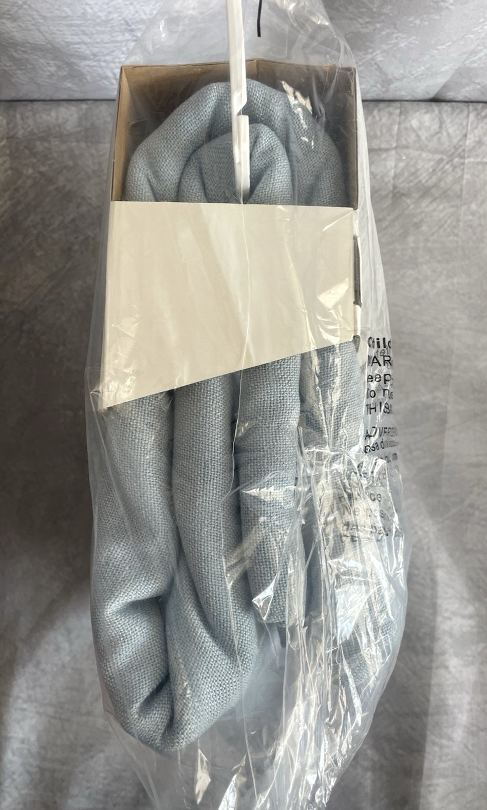 50”x84” Threshold Blackout Aruba Window Curtain Panel Traditional Style Blue