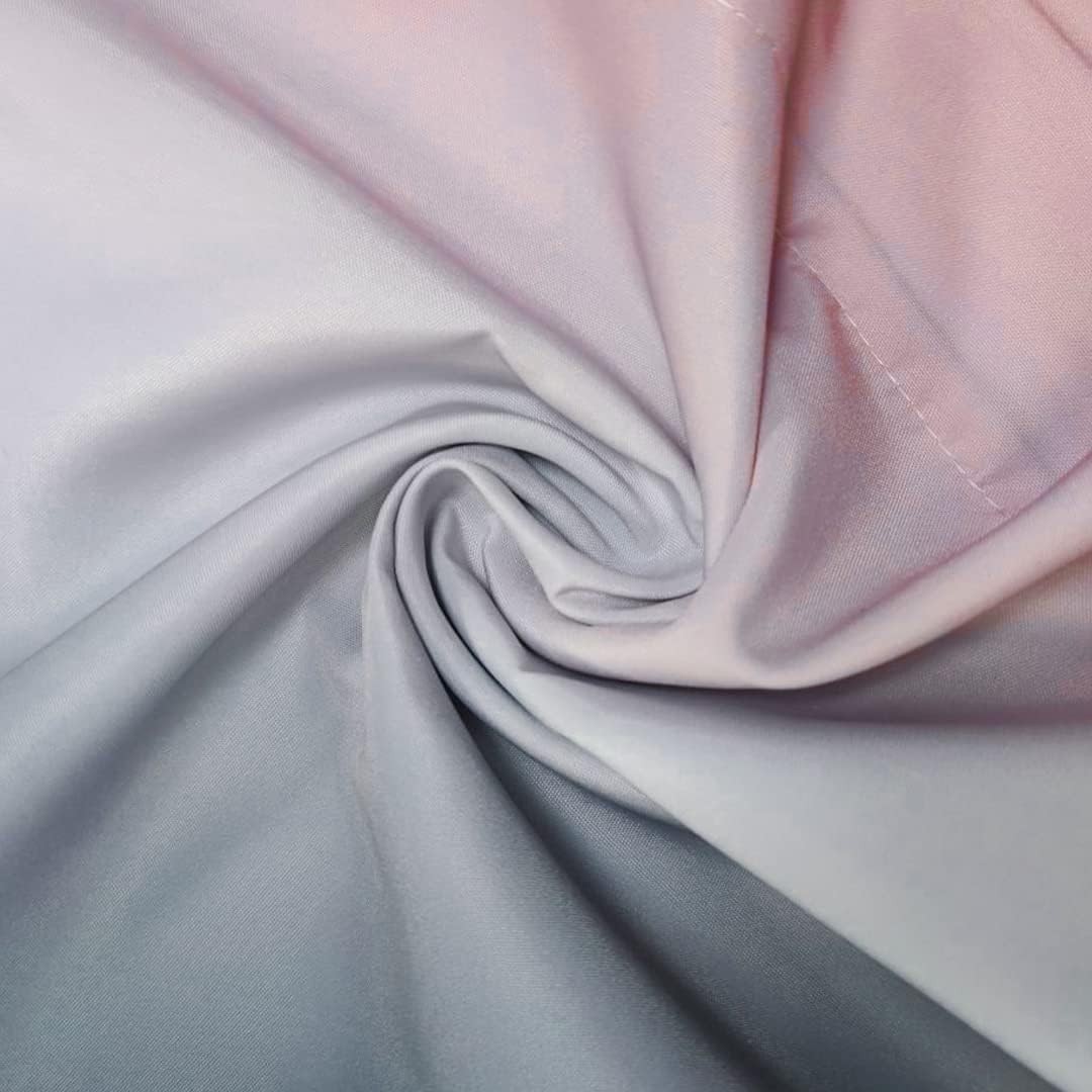 Windows Valances Curtain Pink and Grey Ombre Kitchen Valances Rod Pocket