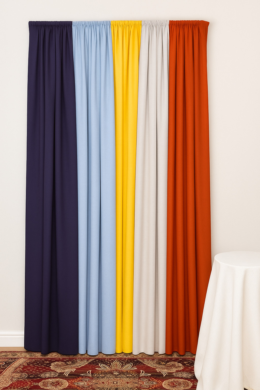 Mustard Yellow Linen Curtain Panel Boho Linen Drape for Living Room ,Bedroom