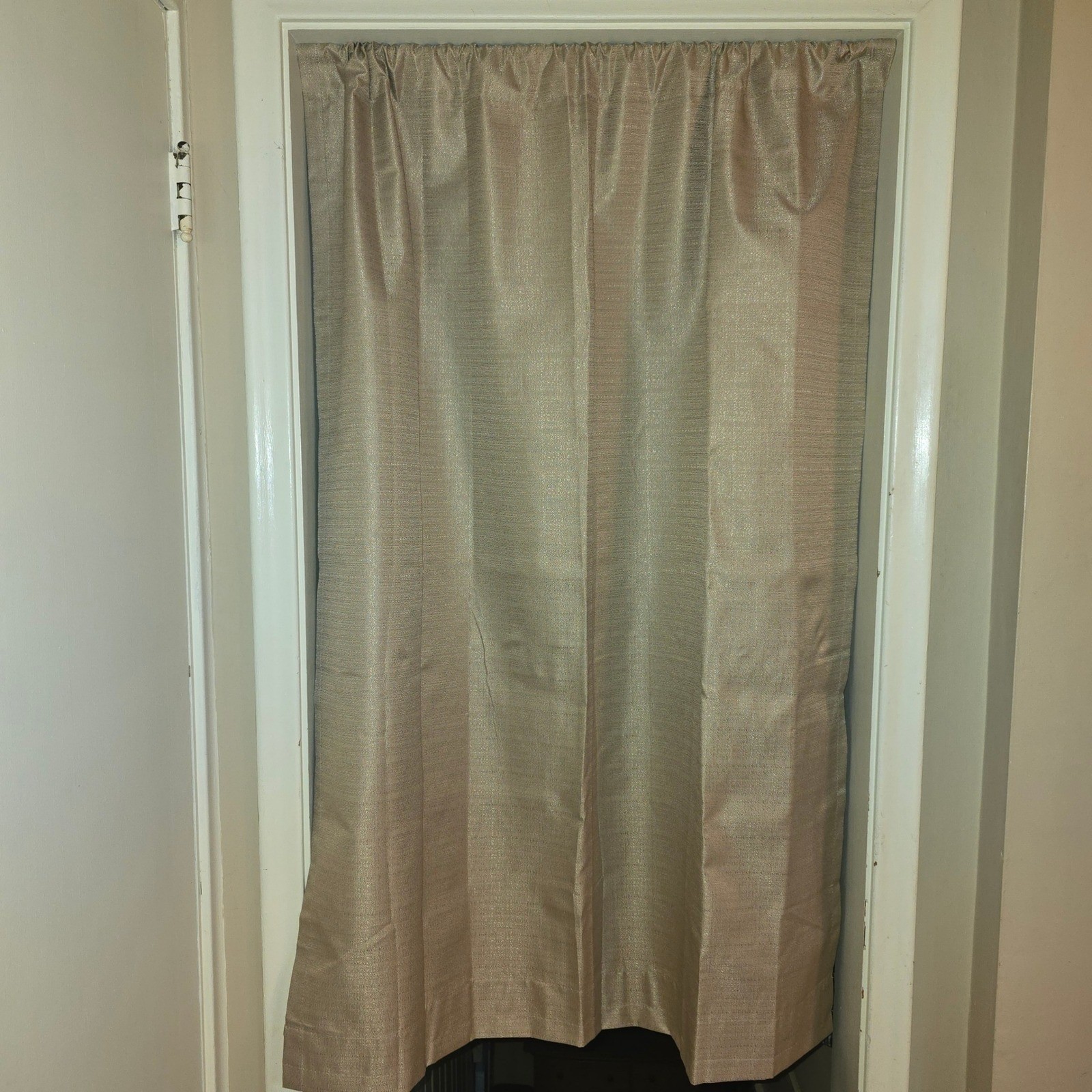 Two Room Darkening Window Curtains Beige in Color 55″ x 41″ – 2 Available