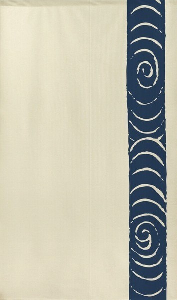 MADE IN JAPAN Noren – Traditional Water Pattern Doorway Curtain White Home Decor