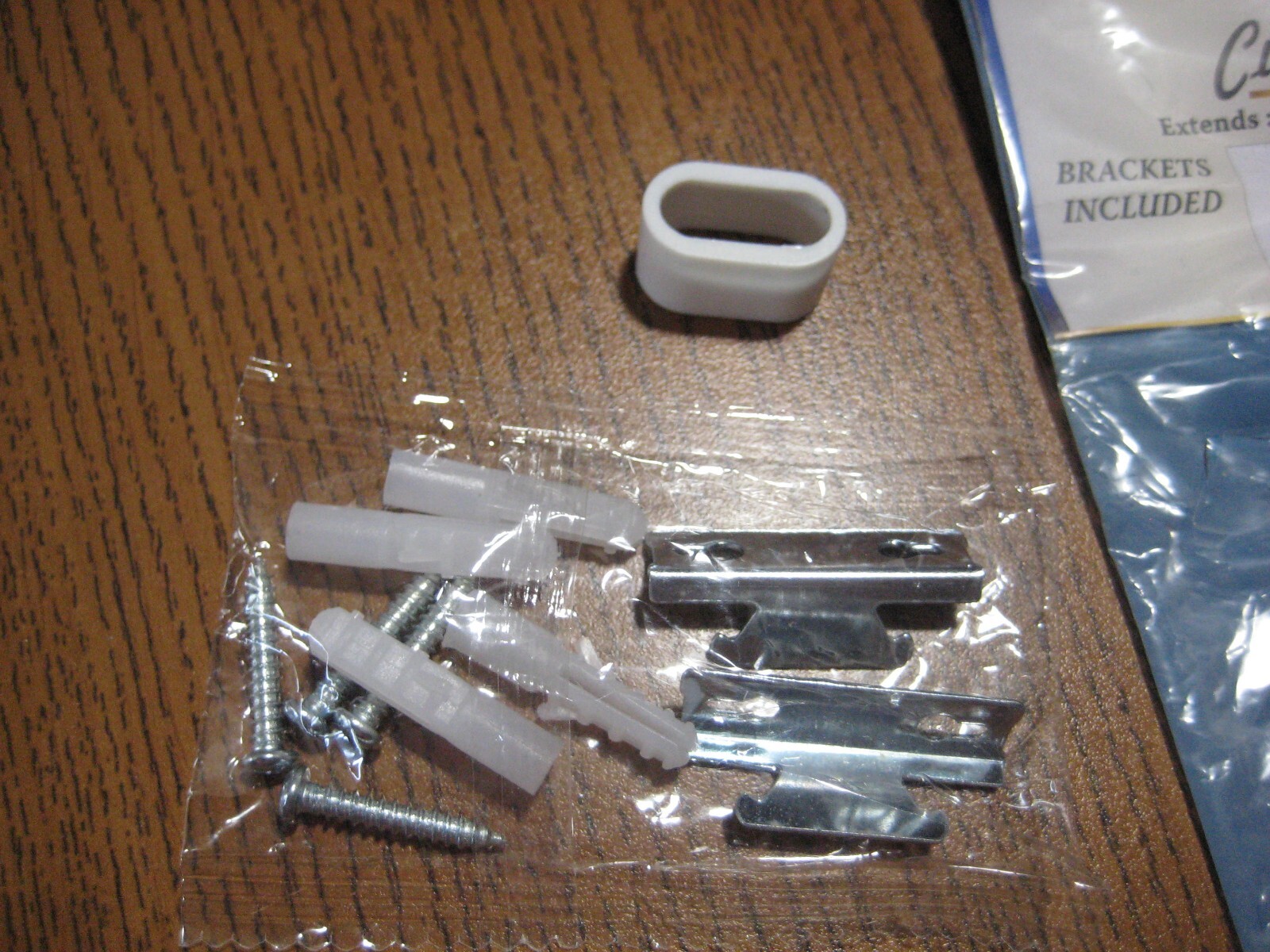 Café Curtain Rod Mounting Hardware for Basic Adjustable Curtain Rod