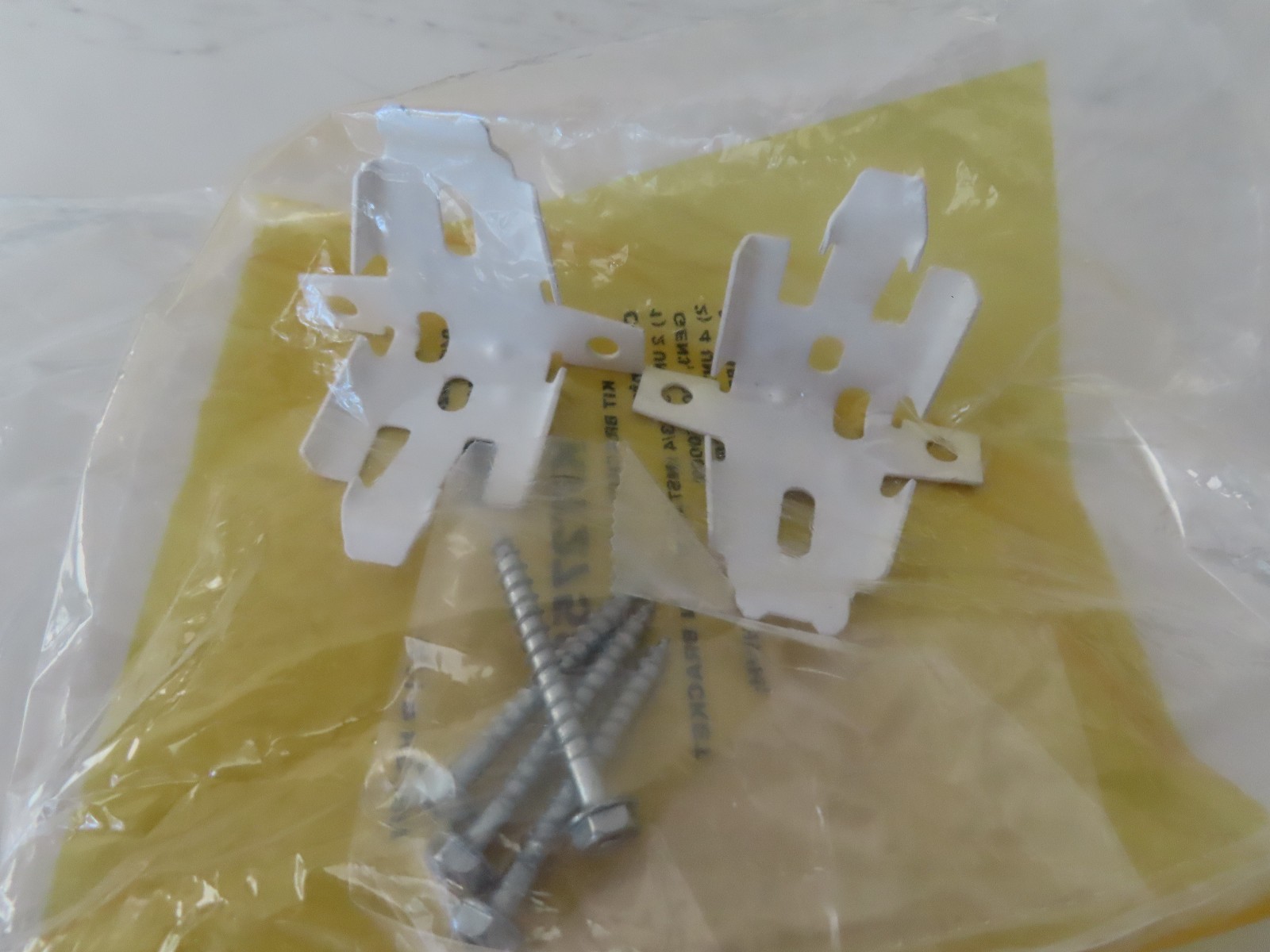 Hunter Douglas 1 Pair UltraGlide Brackets 3/8″ 3/4″ Pleat Shades Screws Incl