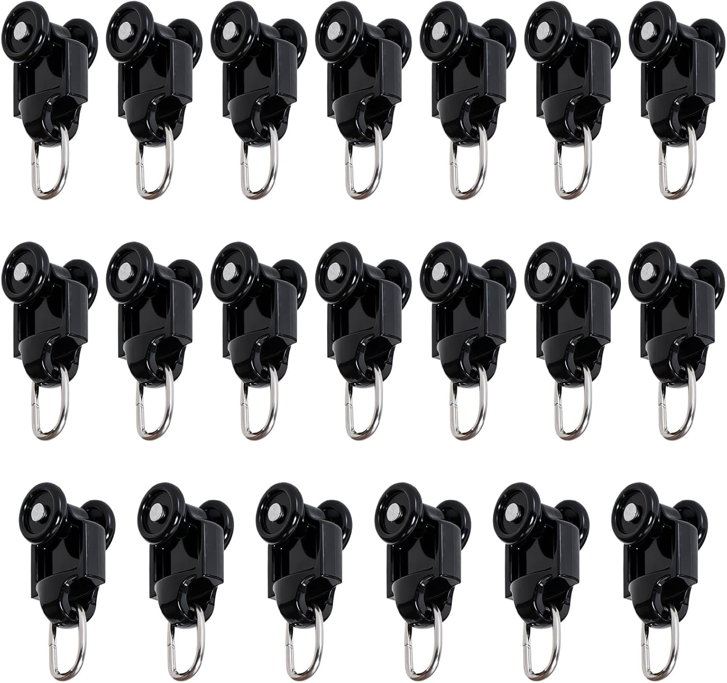 20 Pcs Ceiling Mounted Curtain Track, Heavy-Duty Curtains Rails Room Divider …