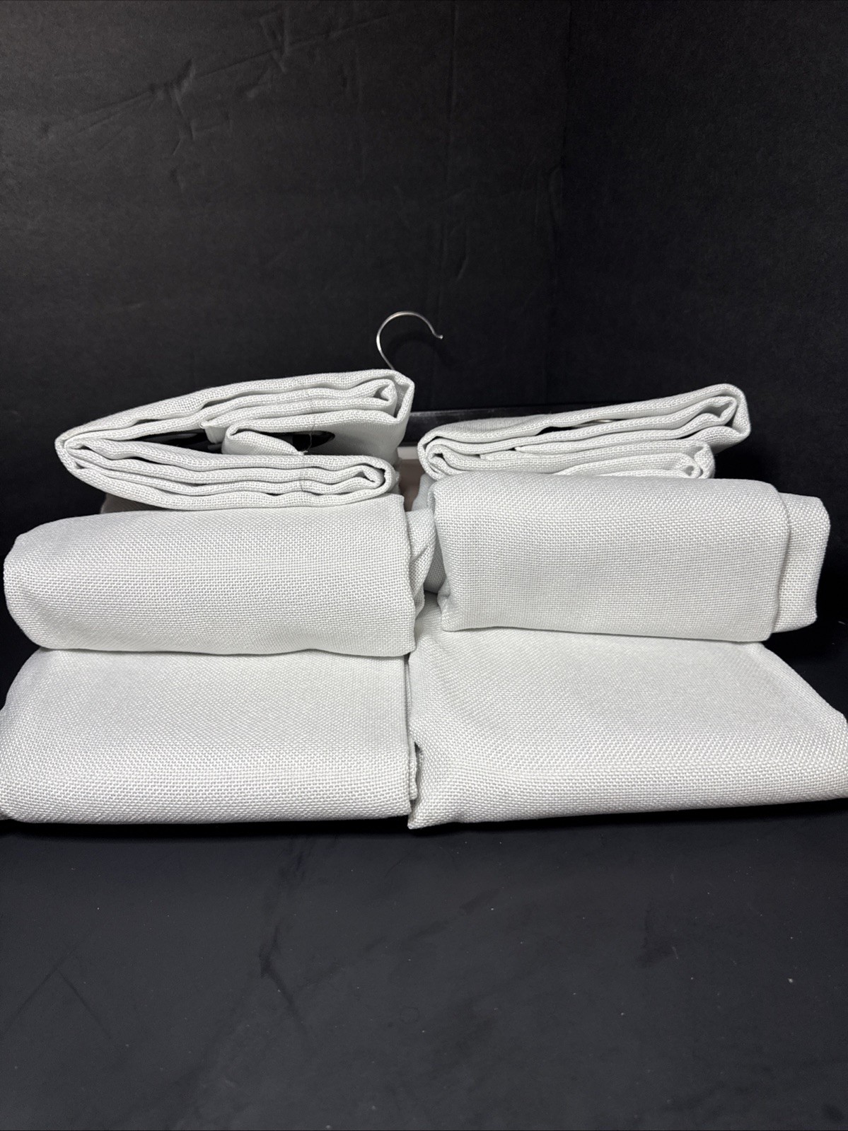 NEW Sonoma Blackout Window Curtain 2 Panels 50″ x 108″ Dynasty White Grommets