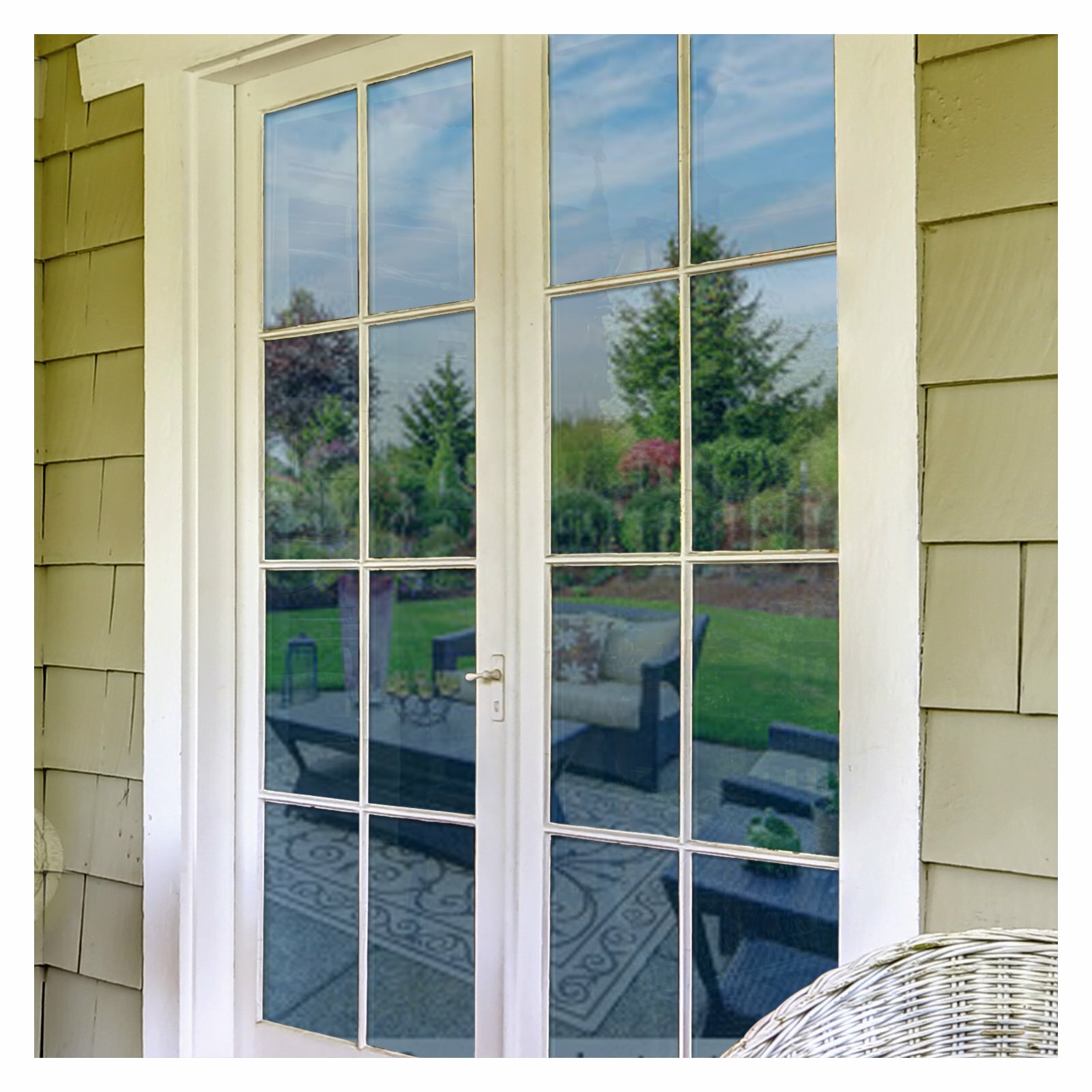 BDF PRBL Window Film Premium Color High Heat Control and Daytime Privacy Blue